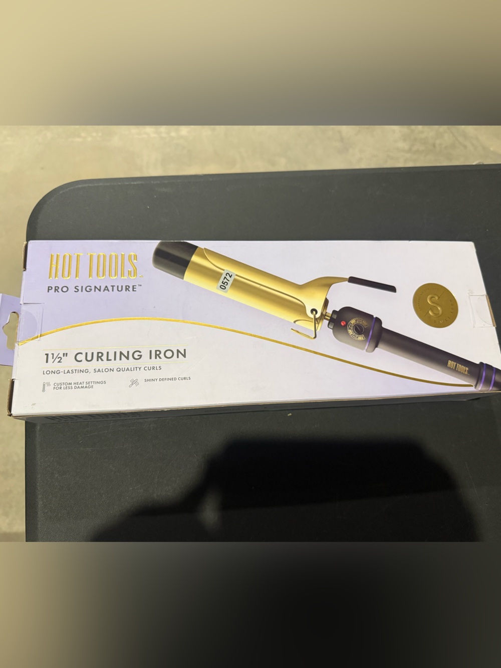 Hot Tools Pro Signature 1½" Gold Curling Iron — Gold Barrel